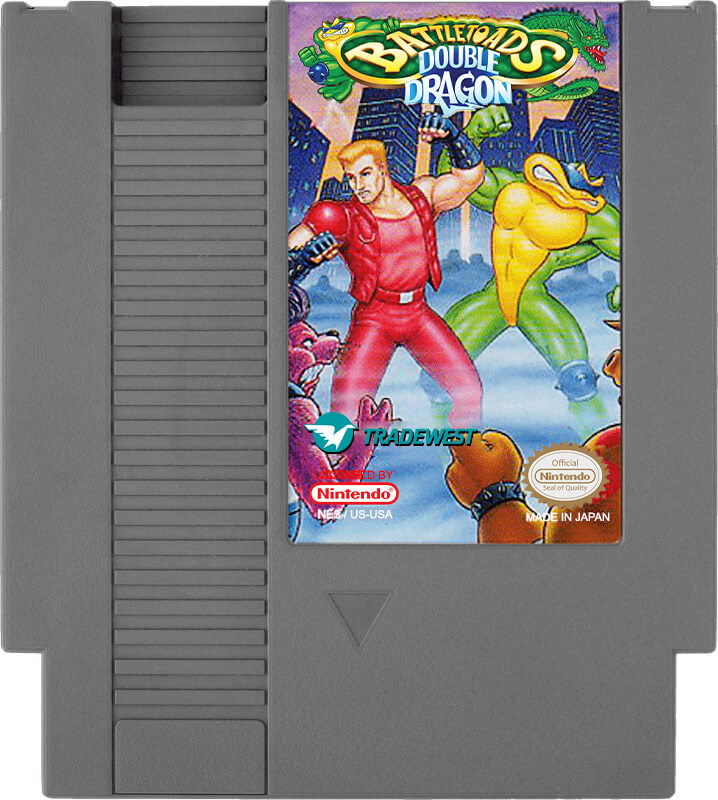 Лицензионный картридж Battletoads & Double Dragon для NES